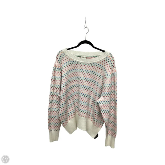 Sweater By St Johns Bay In White, Size: 3x