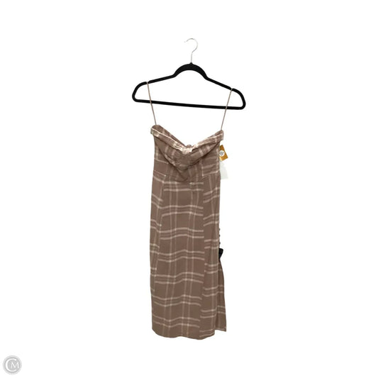 Dress Casual Midi By Free People In Brown, Size: Xs