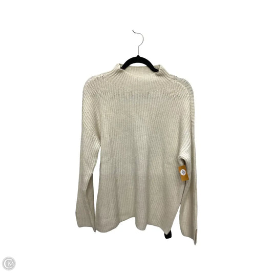 Sweater By Loft In Cream, Size: M