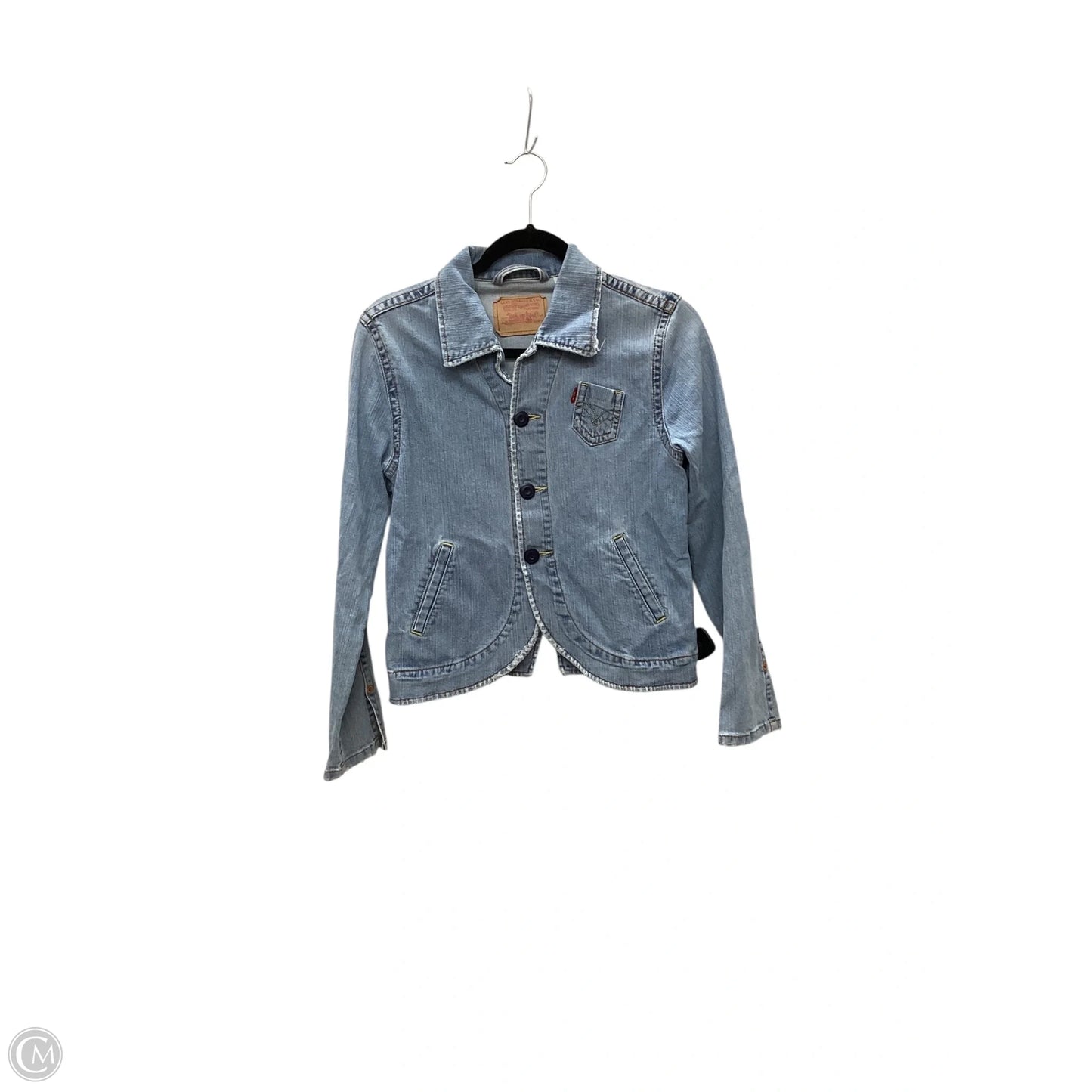 Jacket Denim By Levis In Blue, Size: M