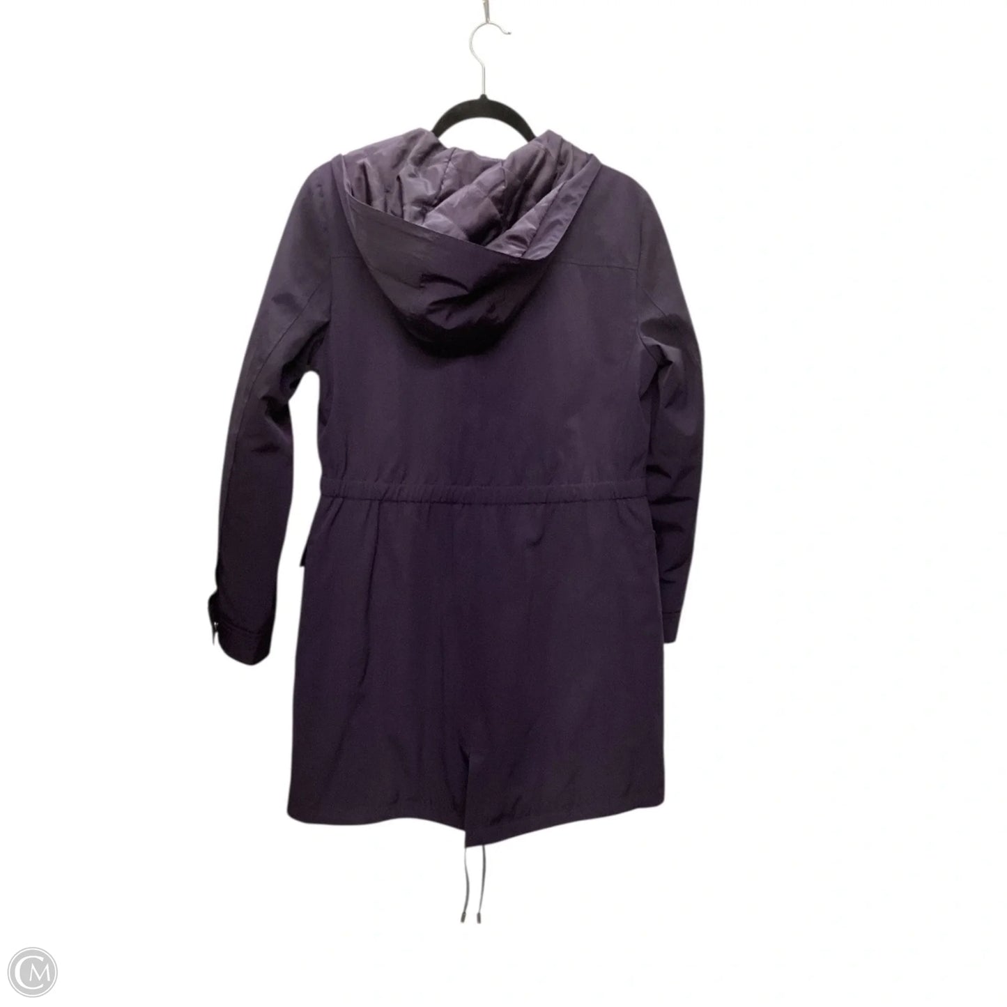 Coat Raincoat By Talbots In Purple, Size: M