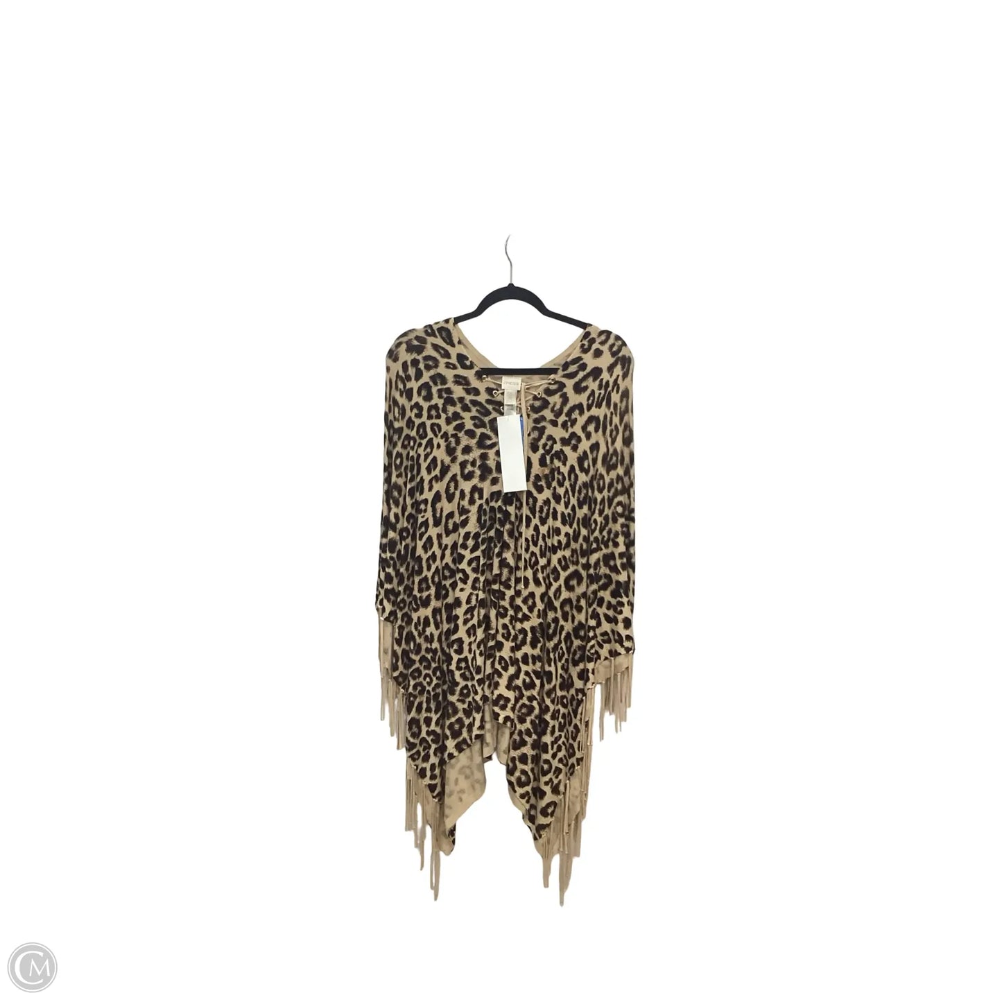 Shawl By Chicos In Animal Print, Size: S