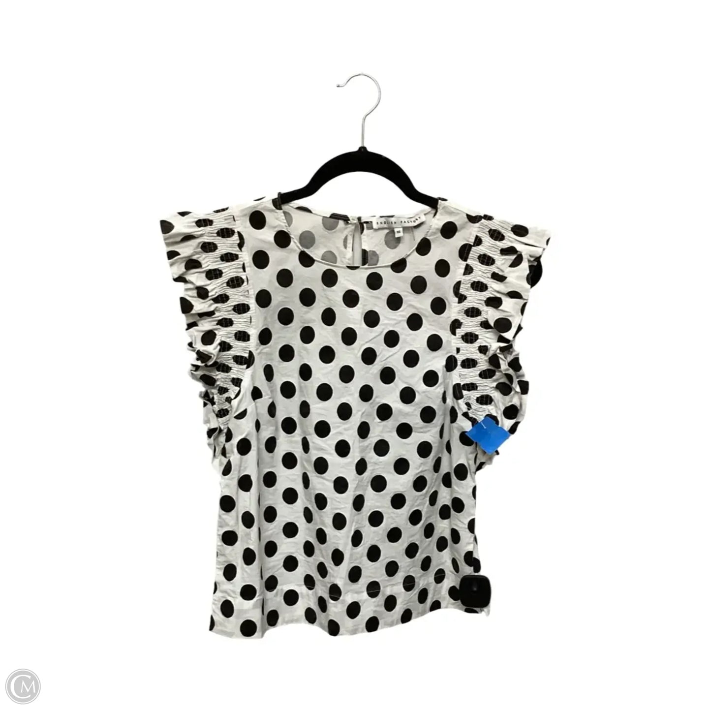 Top Sleeveless By English Factory In Polkadot Pattern, Size: Xs