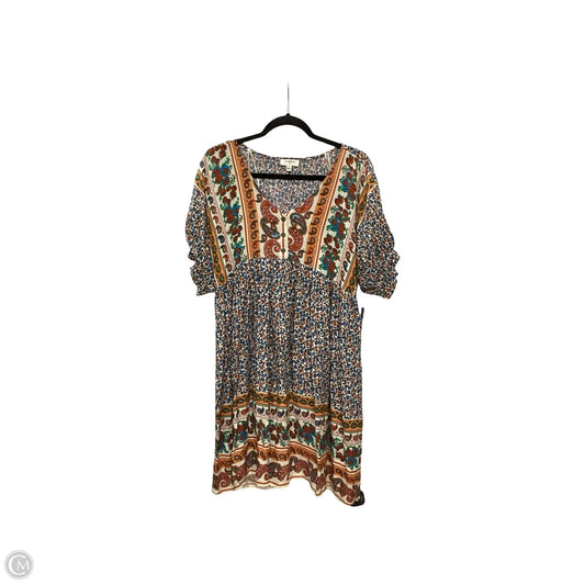 Dress Casual Short By Umgee In Floral Print, Size: L