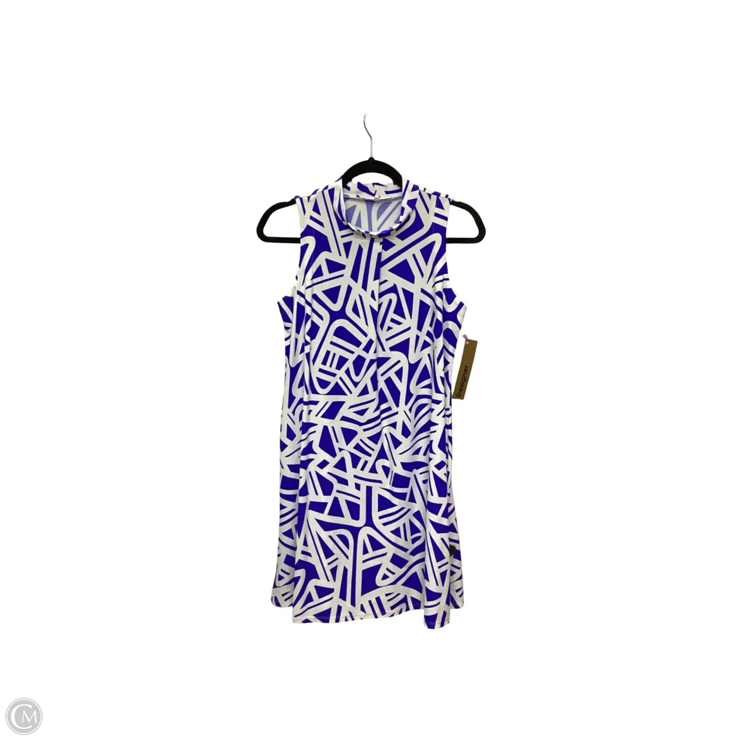 Designer Dress Casual Short By Jude Connally In Geometric Pattern, Size: S