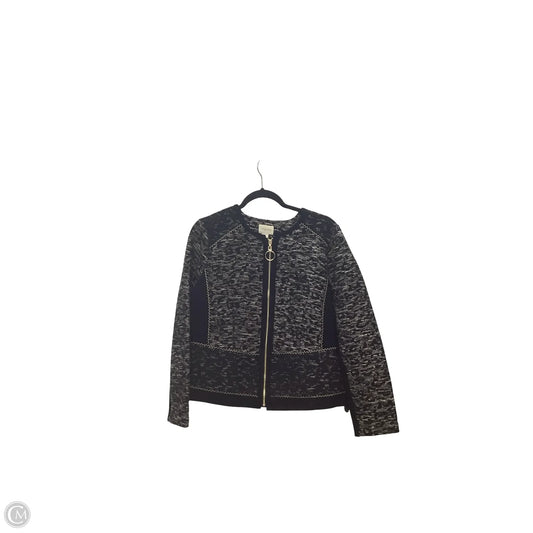 Jacket Moto By Chicos In Black, Size: M