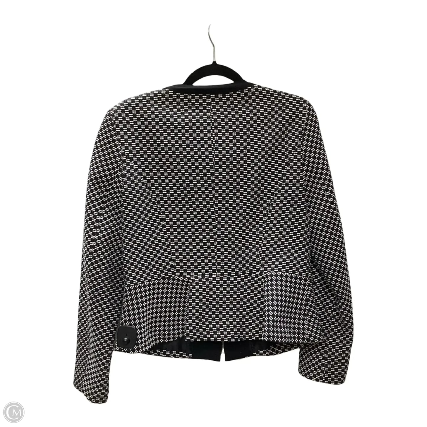 Blazer By Calvin Klein In Black & White, Size: 8