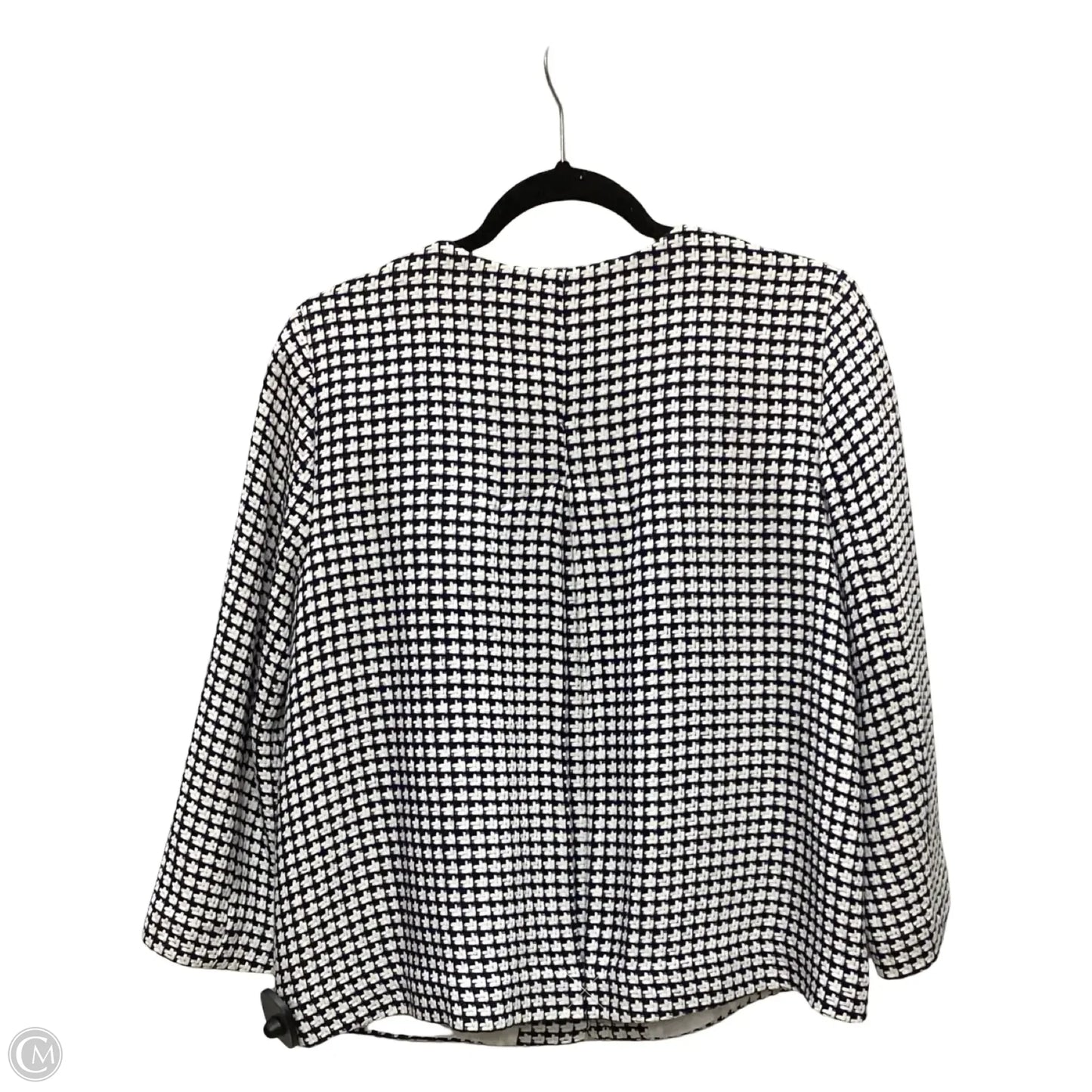 Blazer By Talbots In Blue & White, Size: 8