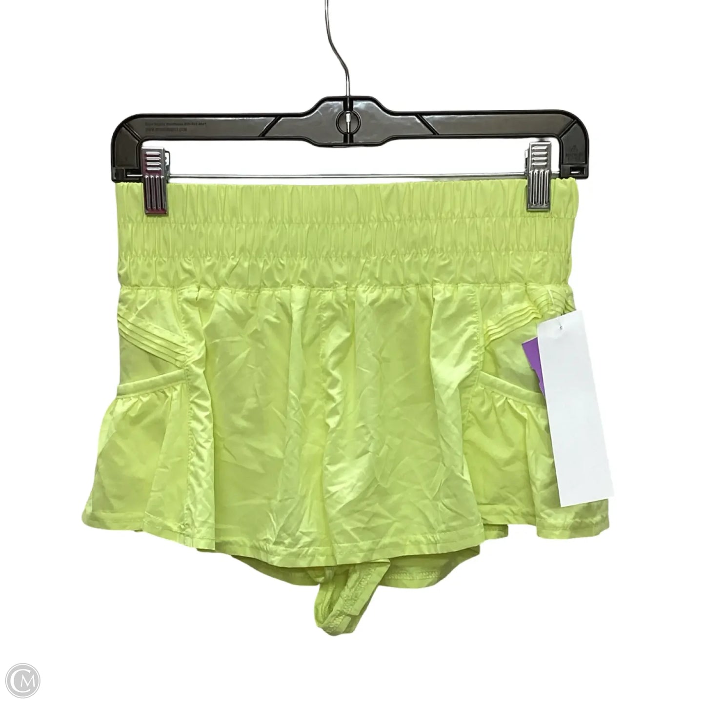 Athletic Shorts By Free People In Yellow, Size: Xs