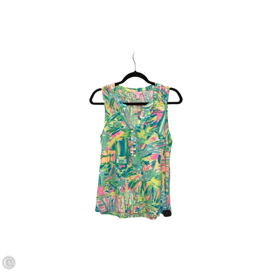Blouse Designer By Lilly Pulitzer In Multi-colored, Size: S