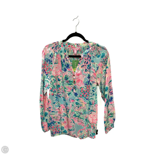 Blouse Designer By Lilly Pulitzer In Multi-colored, Size: S