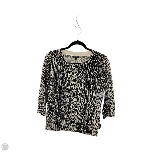 Cardigan By Talbots In Animal Print, Size: M