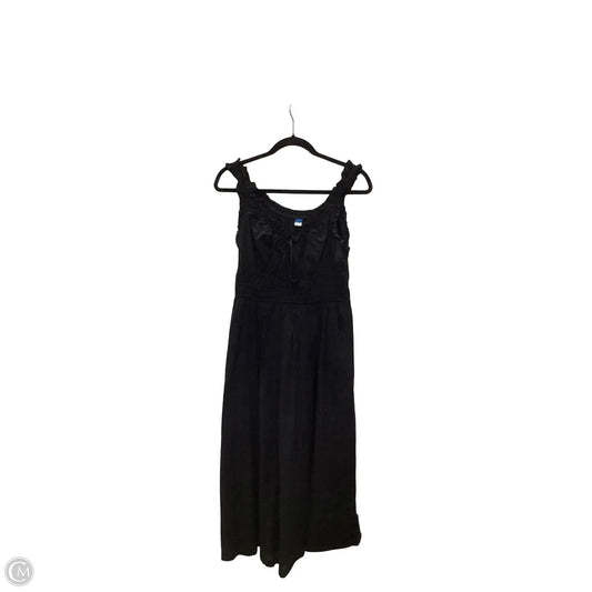 Dress Casual Maxi By Old Navy In Black, Size: M