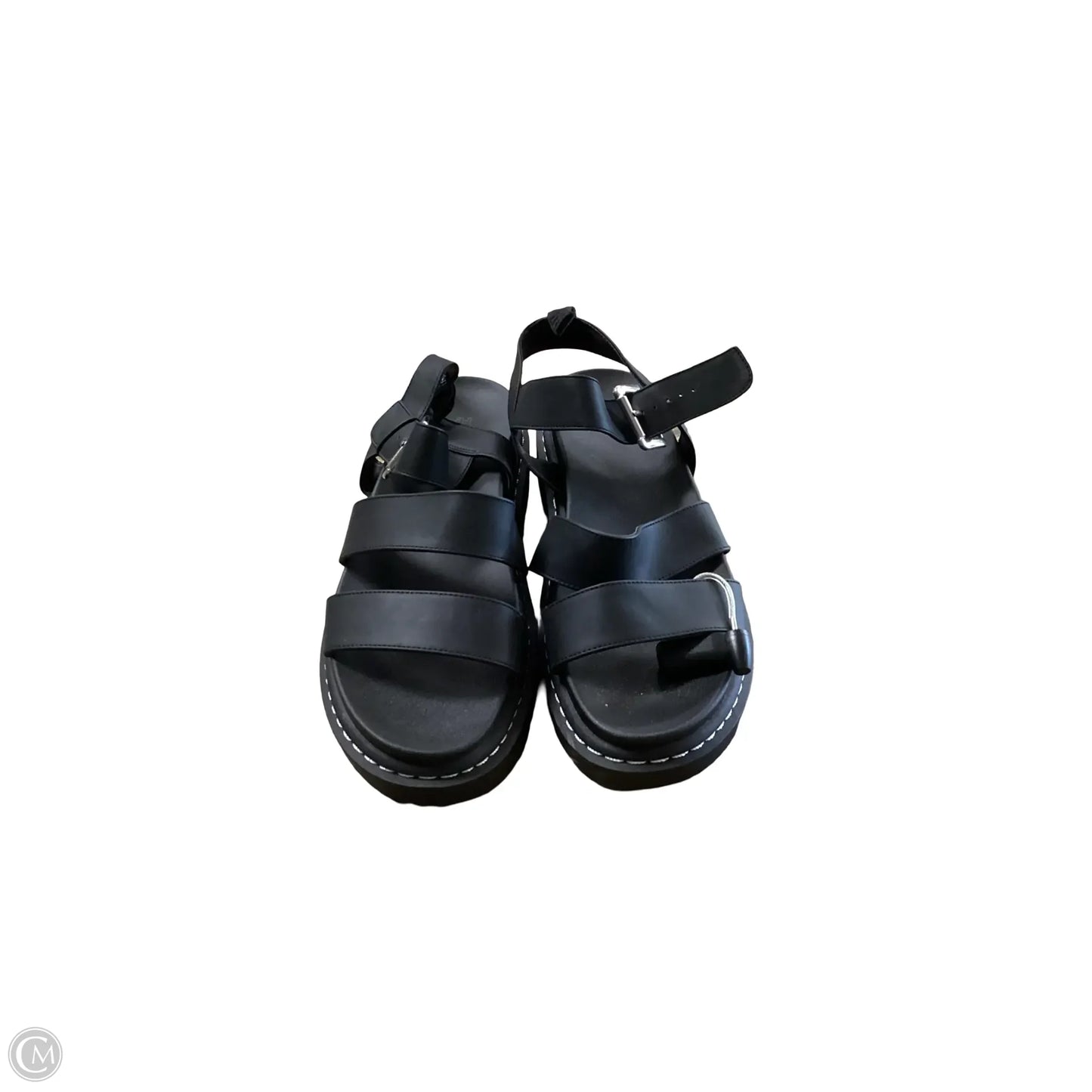 Sandals Heels Platform By Wild Fable In Black, Size: 10