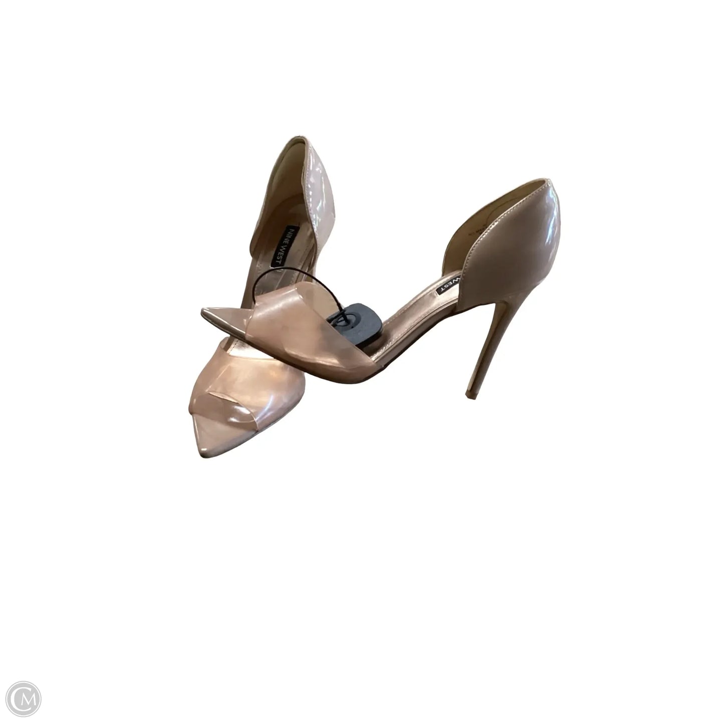 Sandals Heels Stiletto By Nine West In Pink, Size: 8.5