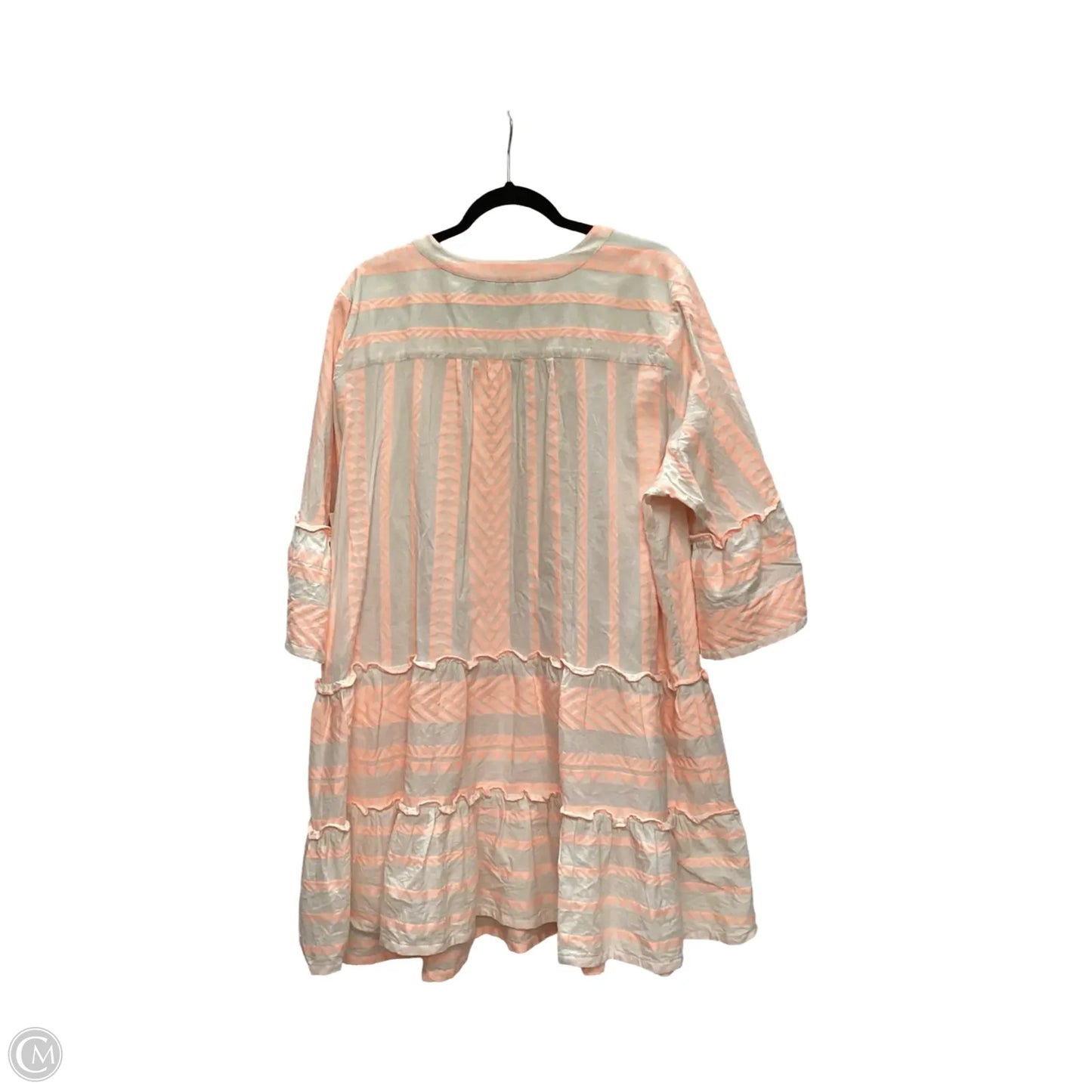 Dress Casual Short By Lands End In Orange, Size: 2x
