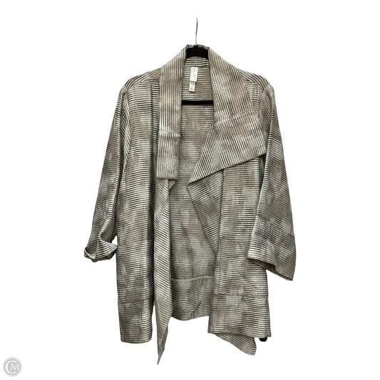 Blazer By Marla Wynne In Tan, Size: 1x