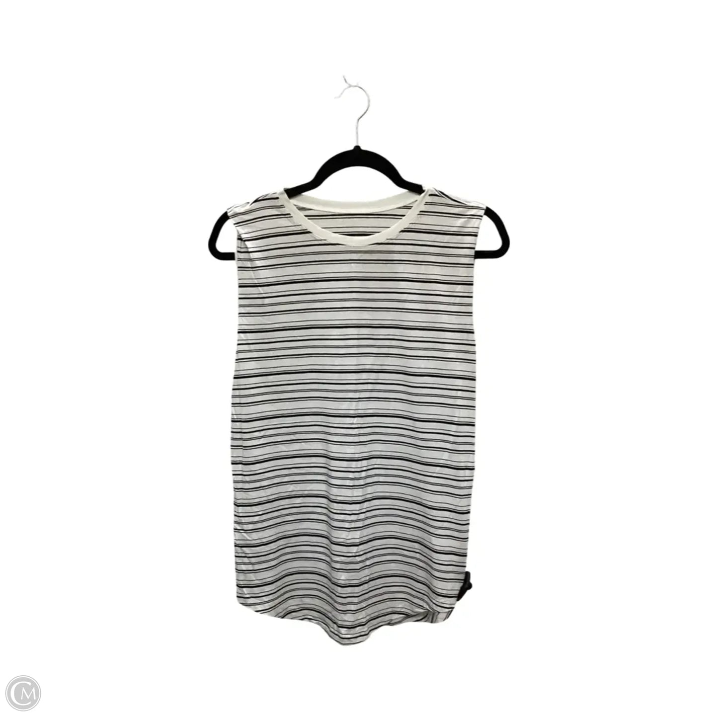 Athletic Tank Top By Lululemon In Striped Pattern, Size: 8