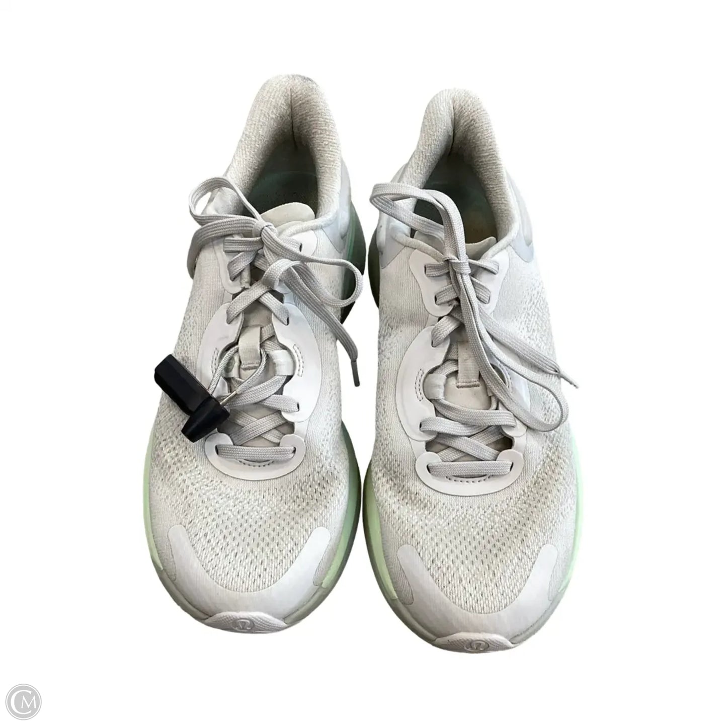 Shoes Athletic By Lululemon In Cream & Green, Size: 8