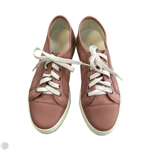 Shoes Sneakers By Gucci In Pink, Size: 8.5