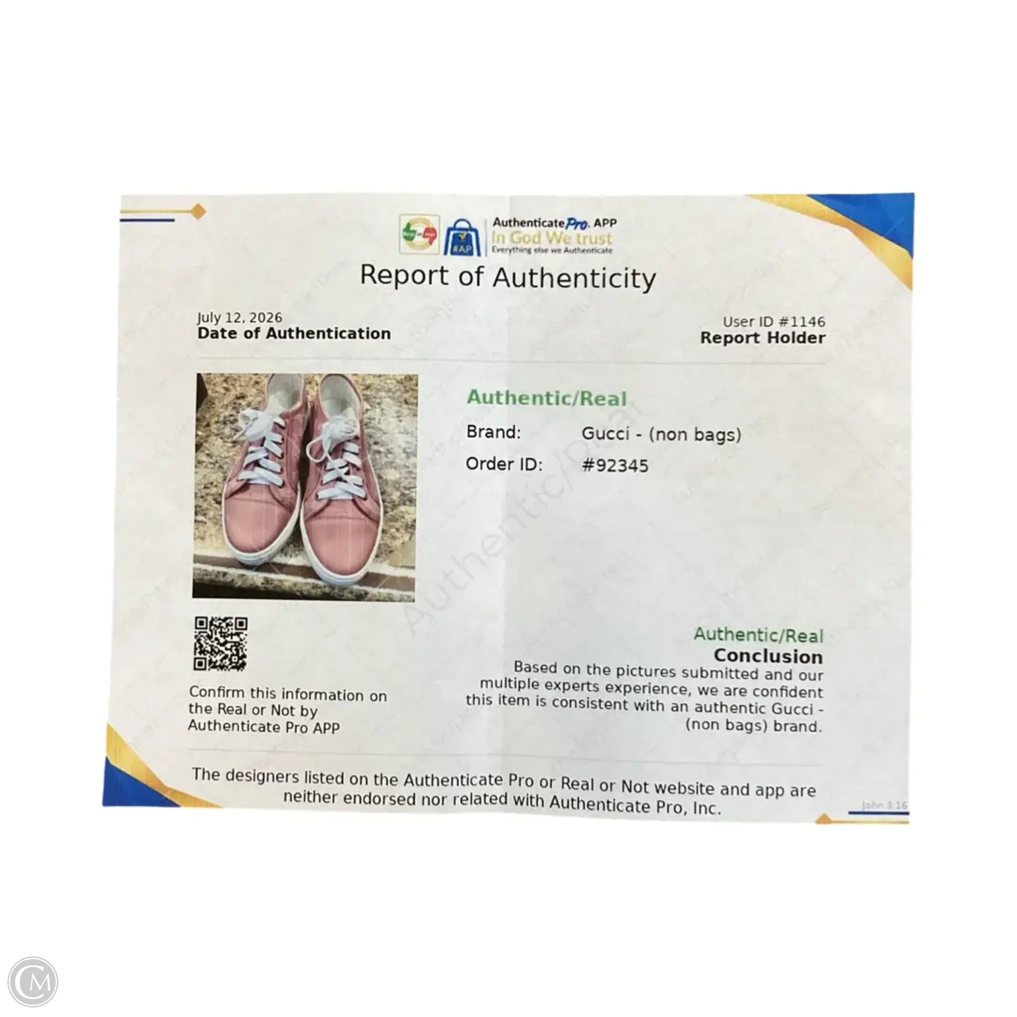 Shoes Sneakers By Gucci In Pink, Size: 8.5