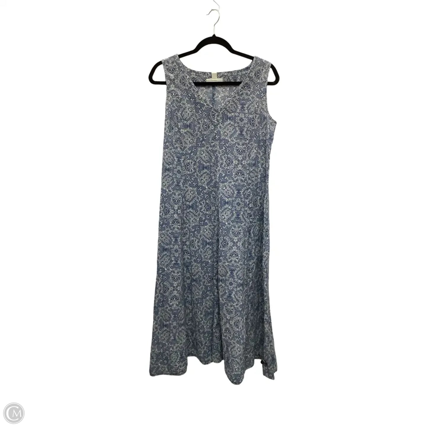 Dress Casual Maxi By Coldwater Creek In Geometric Pattern, Size: M
