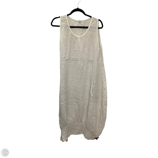 Dress Casual Maxi By Rosemarine In Cream, Size: M