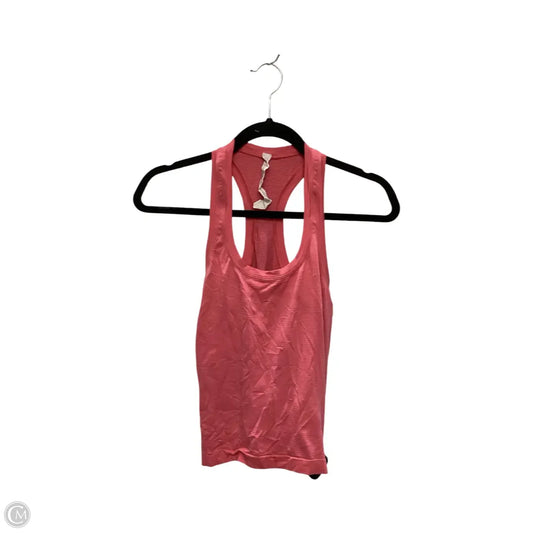 Athletic Tank Top By Lululemon In Pink, Size: 4