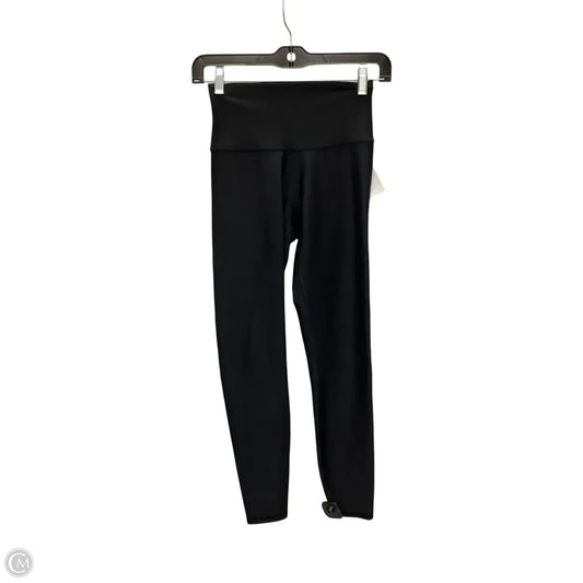 Athletic Leggings By Alo In Black, Size: Xs