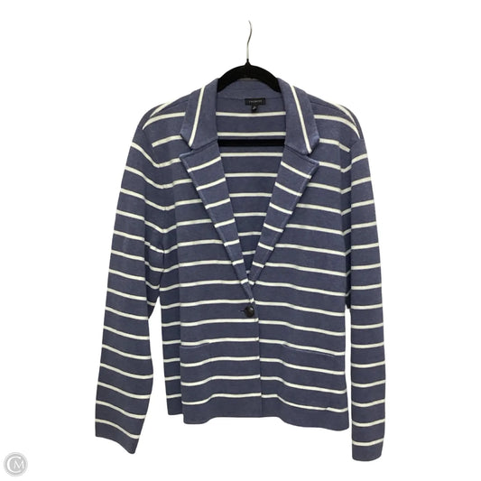 Blazer By Talbots In Striped Pattern, Size: Xl