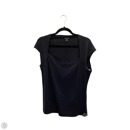 Designer Blouse Designer By Lafayette 148 In Navy, Size: Xl