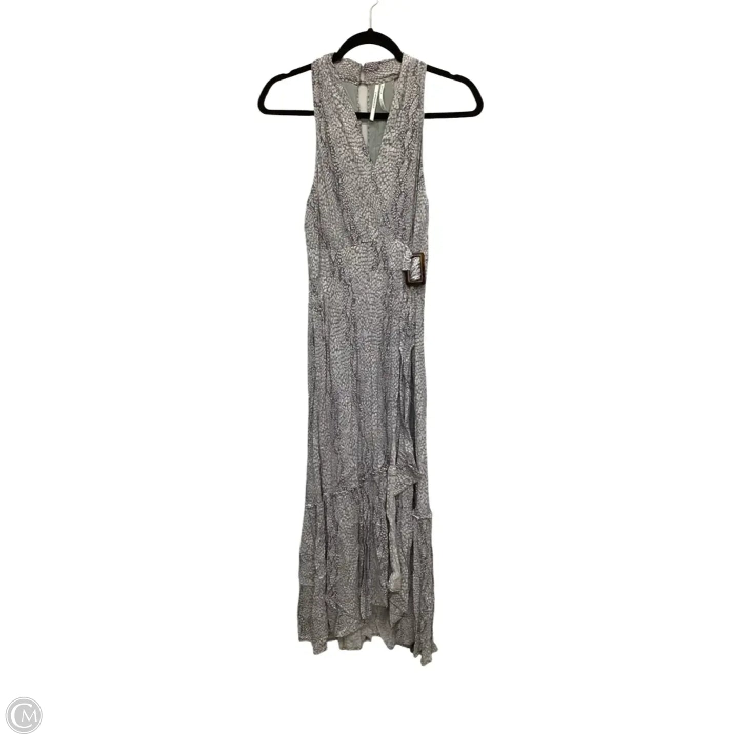 Dress Casual Midi By Anthropologie In Grey, Size: 6