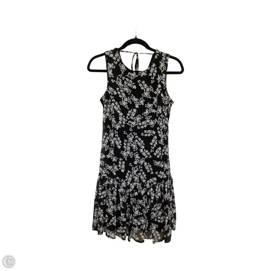 Dress Casual Midi By Calvin Klein In Floral Print, Size: 4