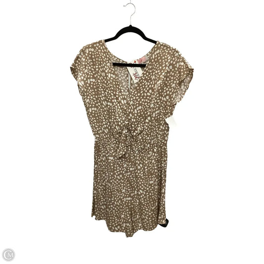 Romper By CDM In Animal Print, Size: L