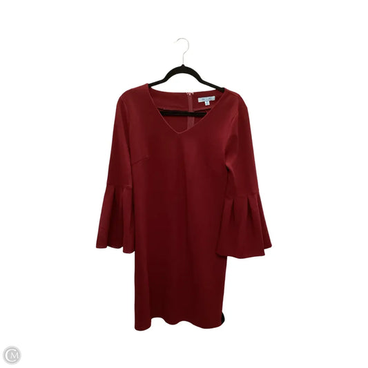 Dress Casual Short By She + Sky In Red, Size: S