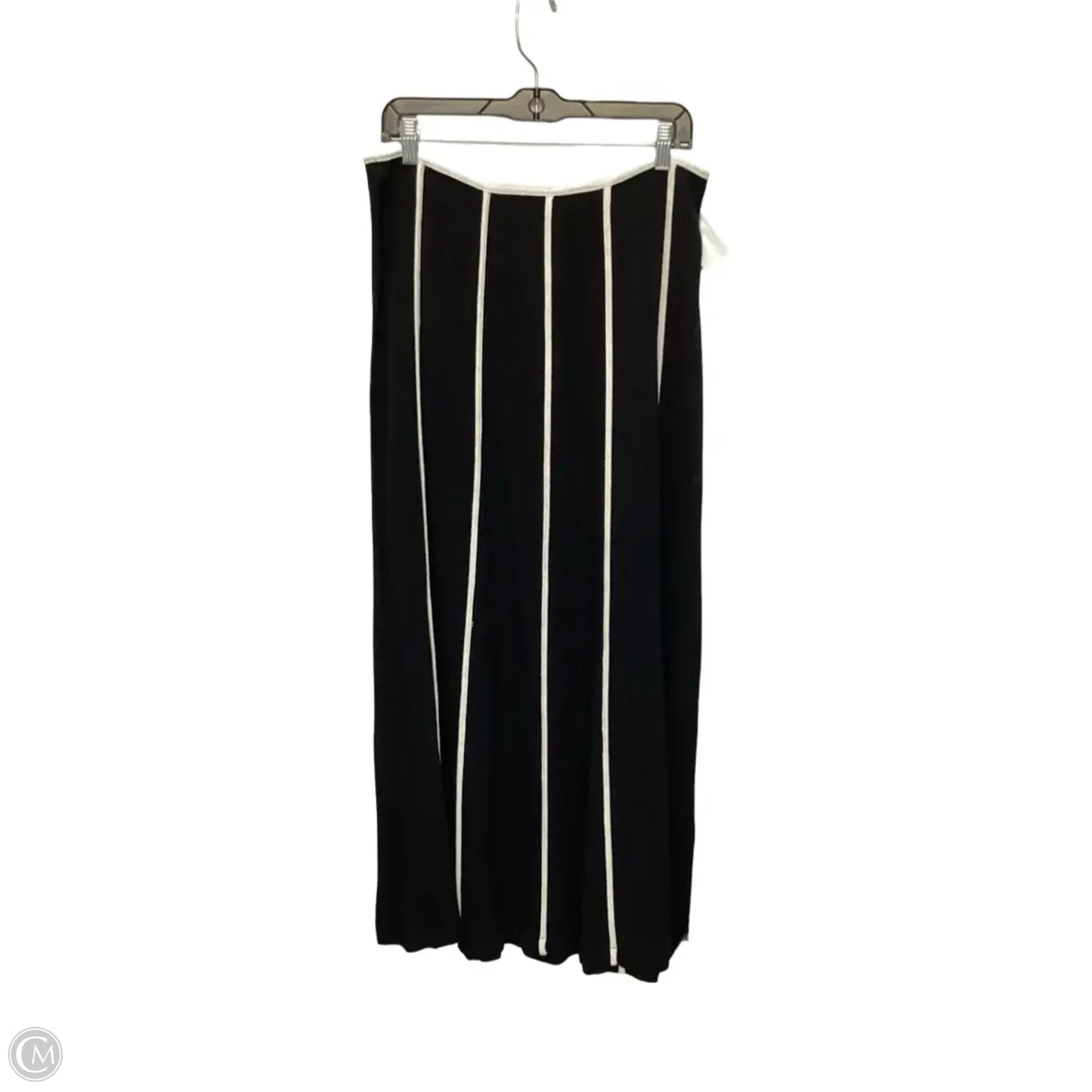 Skirt Maxi By Illa Illa In Black & White, Size: L