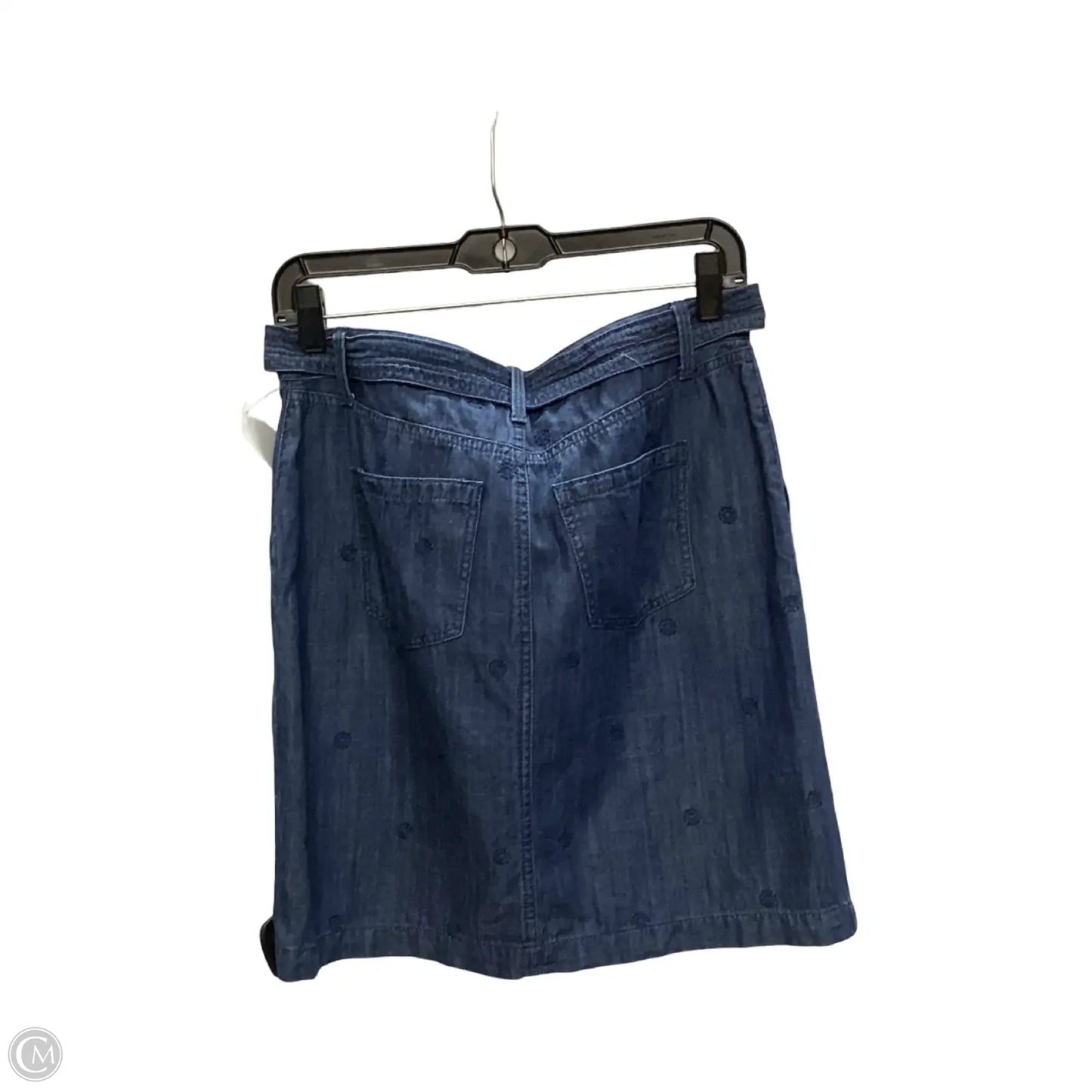 Skirt Mini & Short By Talbots In Blue Denim, Size: 6p