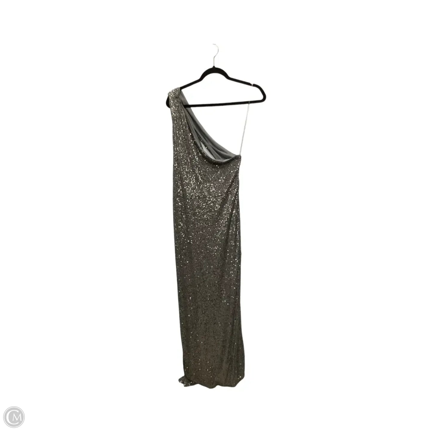 Dress Party Long By Asos In Grey, Size: 14