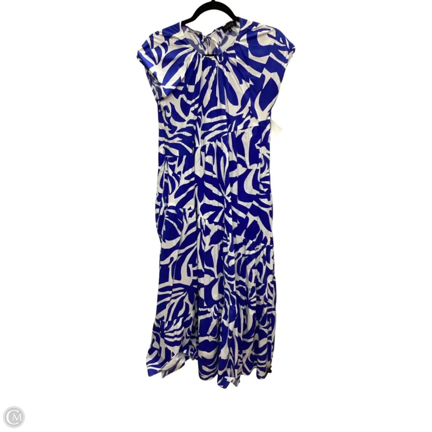 Dress Casual Maxi By 1.state In Blue & White, Size: Xs