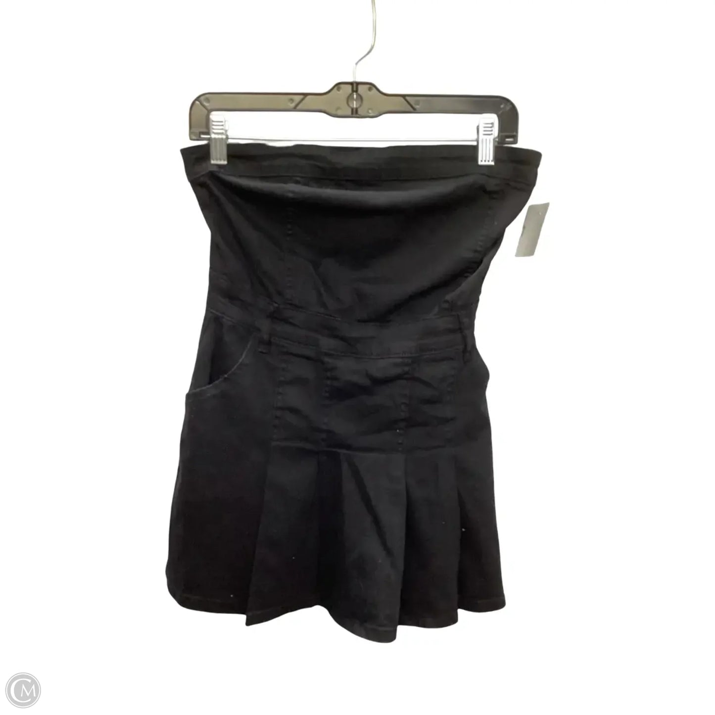 Dress Casual Short By Lyn Burches In Black Denim, Size: S