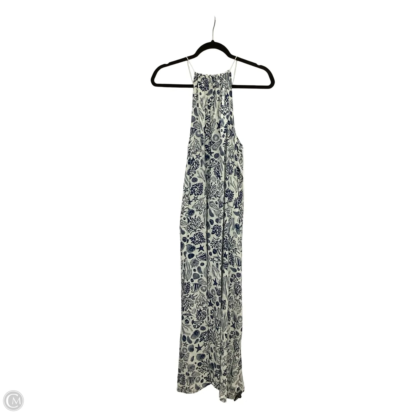 Dress Casual Maxi By Sigrid Olsen In Blue & White, Size: Xl