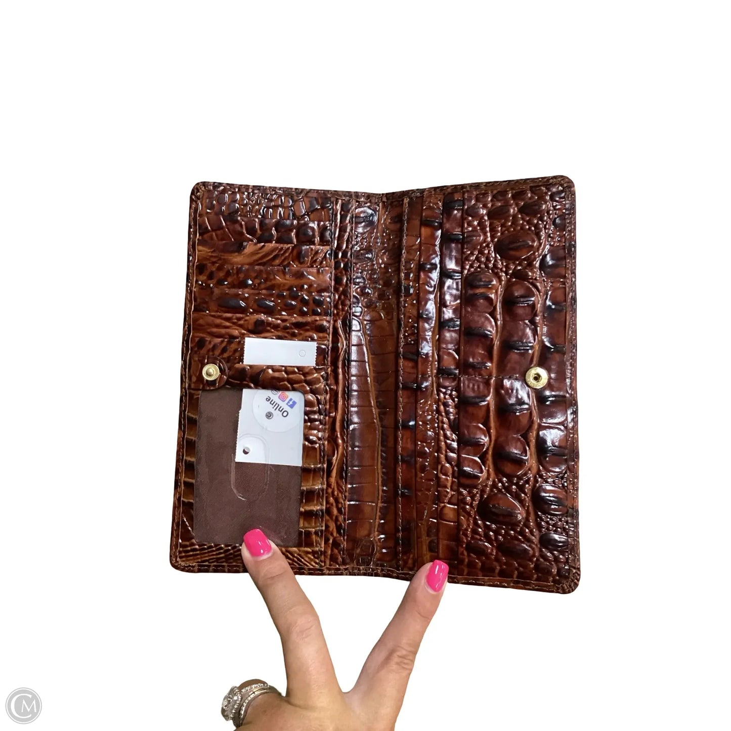 Wallet Designer By Brahmin, Size: Medium