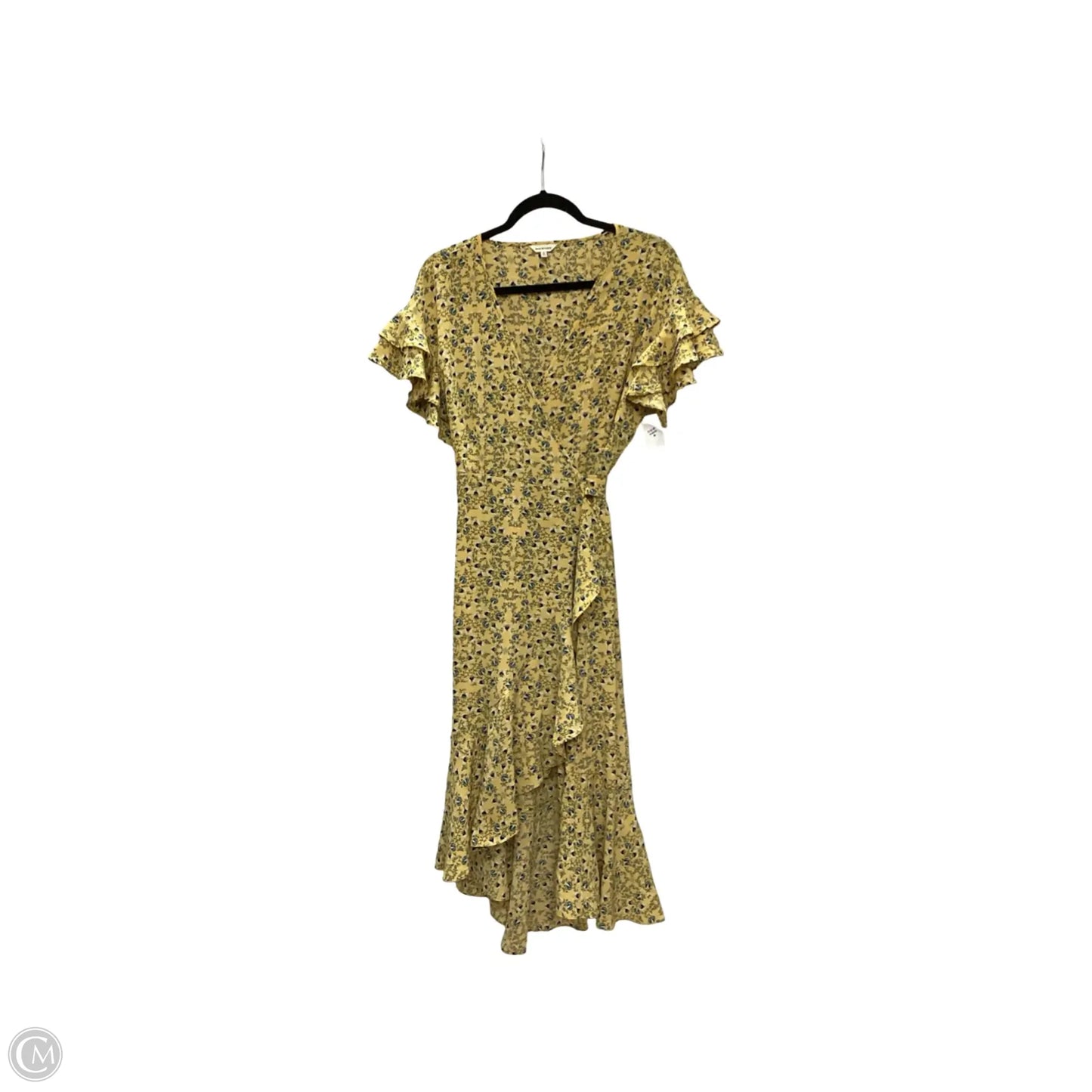 Dress Casual Midi By Max Studio In Yellow, Size: S