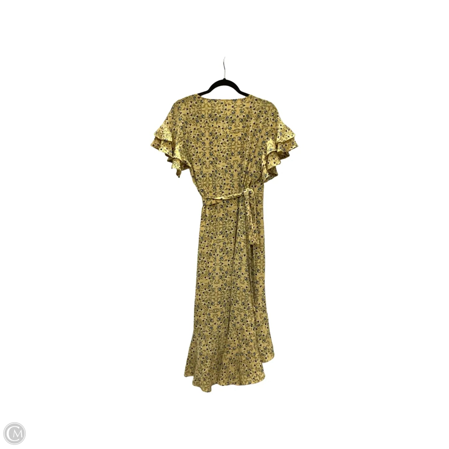 Dress Casual Midi By Max Studio In Yellow, Size: S