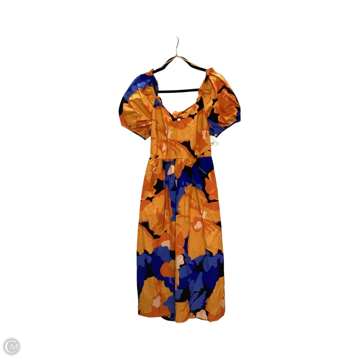Dress Casual Midi By TABITHA BROWN In Orange, Size: 8