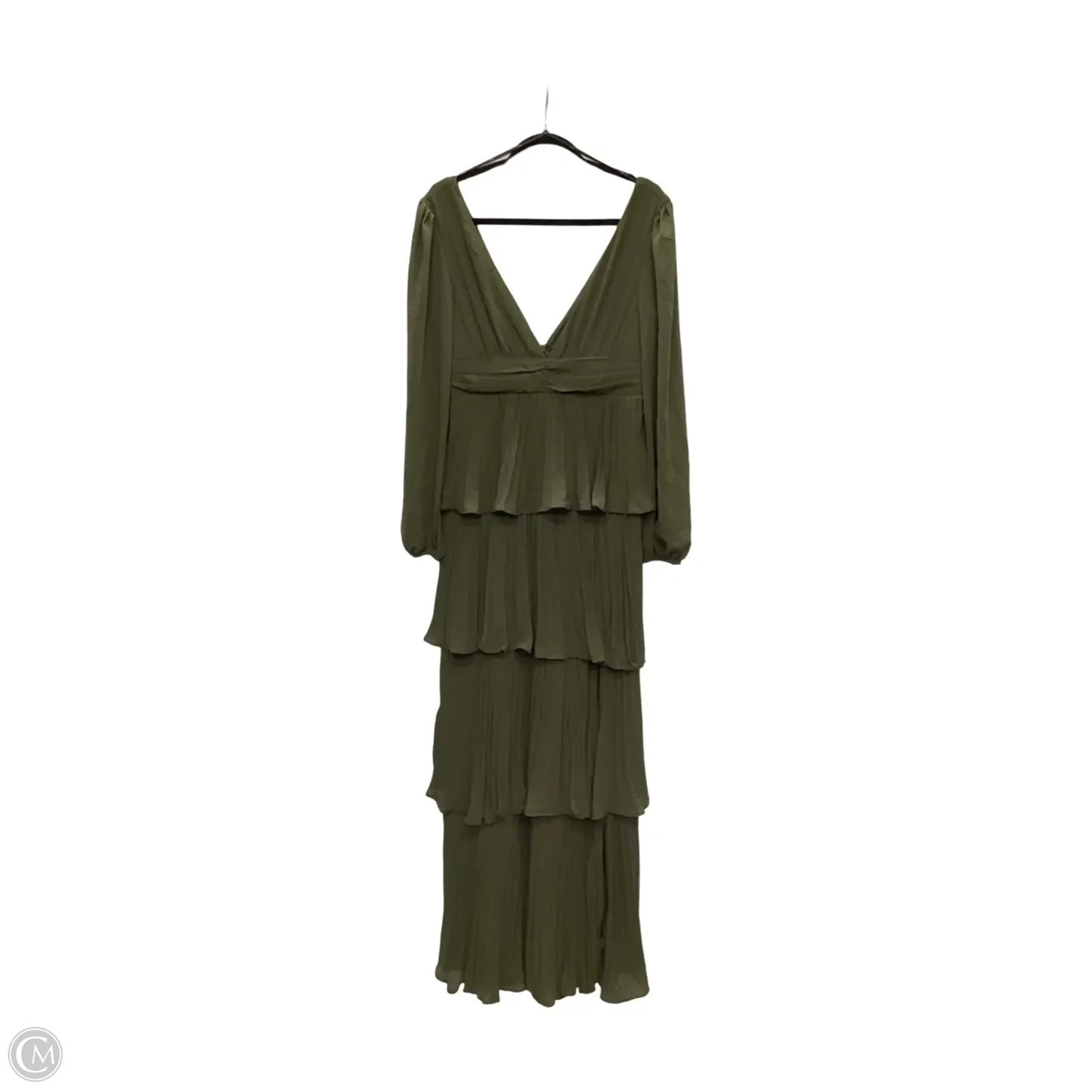 Dress Party Long By Lulus In Green, Size: L