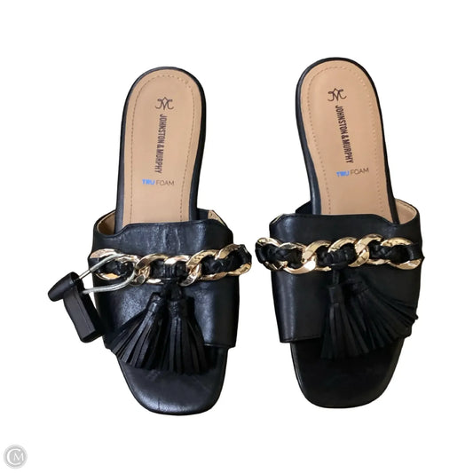 Sandals Flats By Johnston & Murphy In Black, Size: 6
