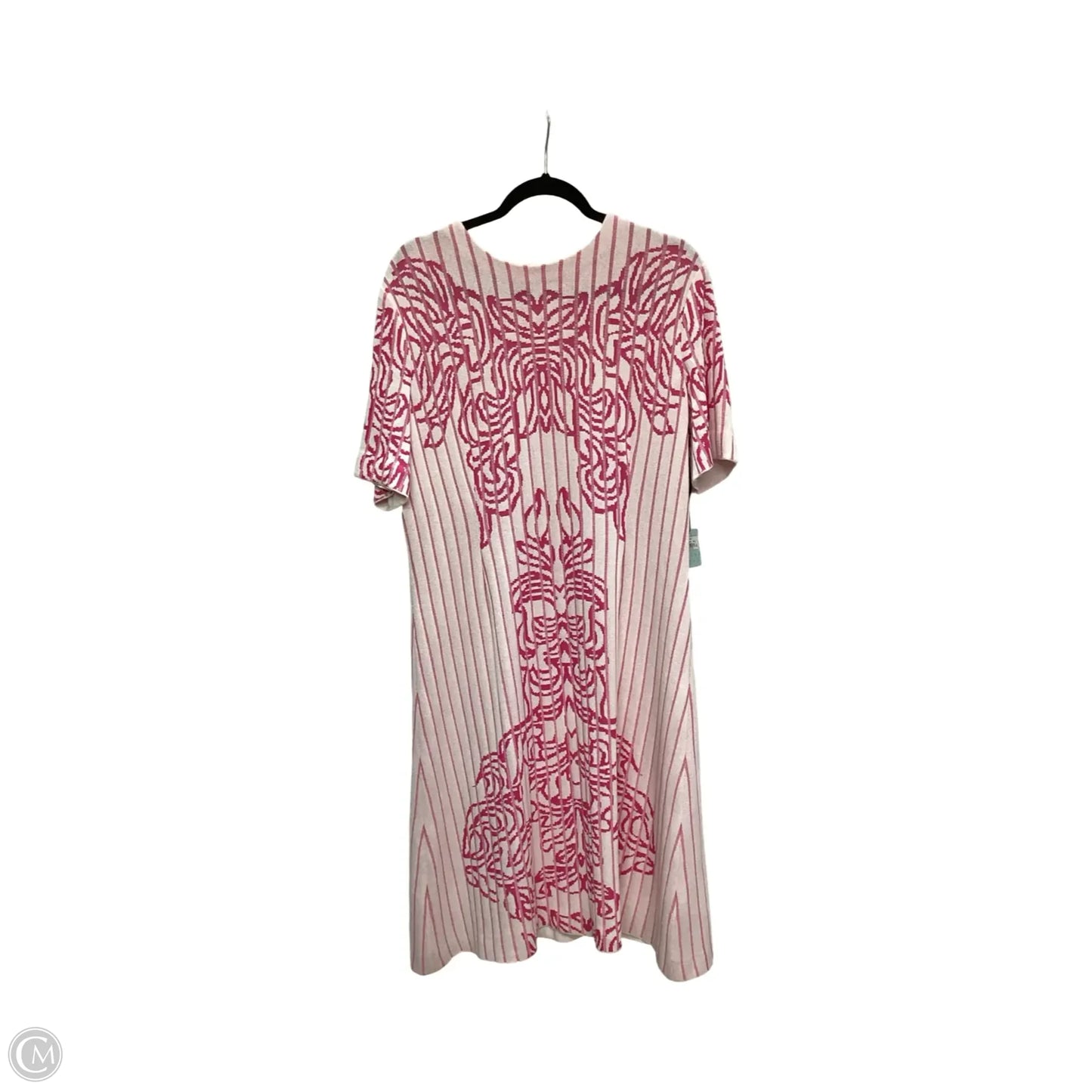 Dress Casual Short By Ming Wang In Pink, Size: L