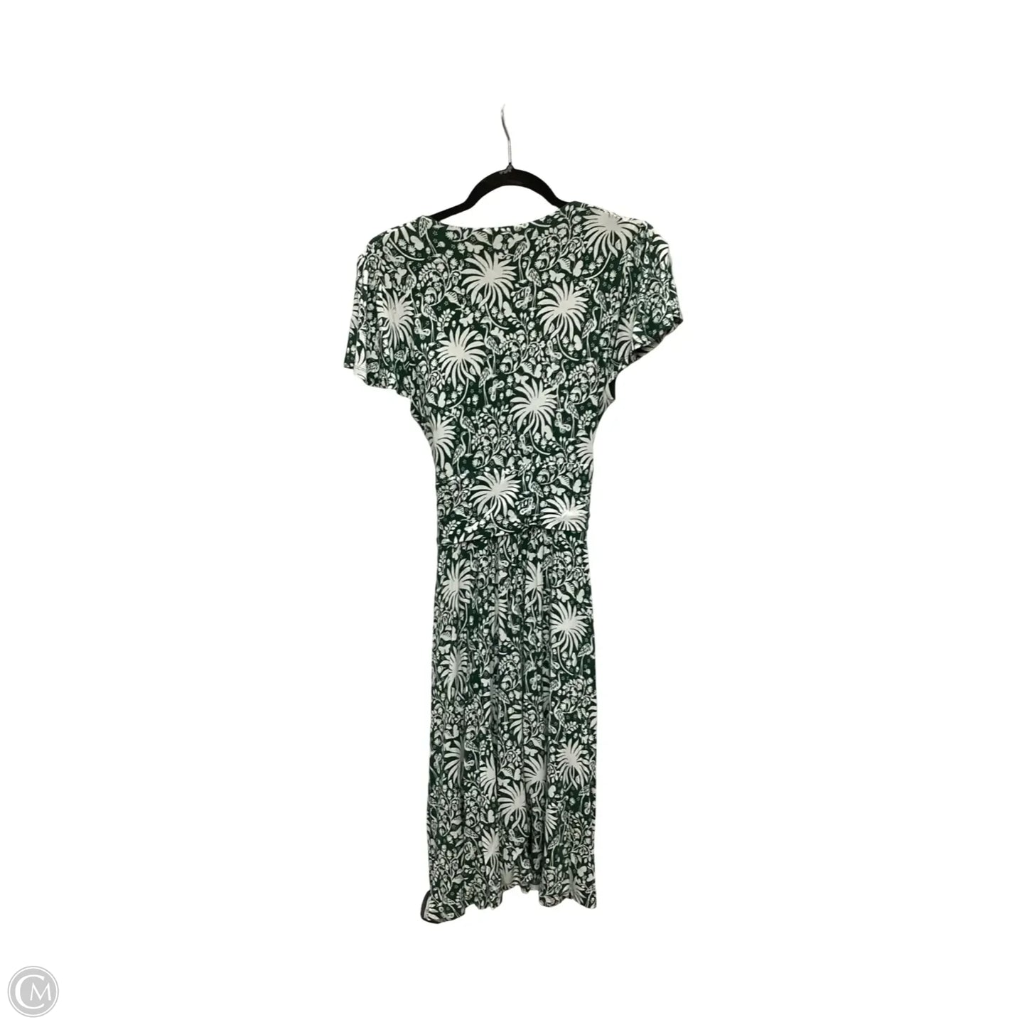 Dress Casual Short By Boden In Green & White, Size: 10