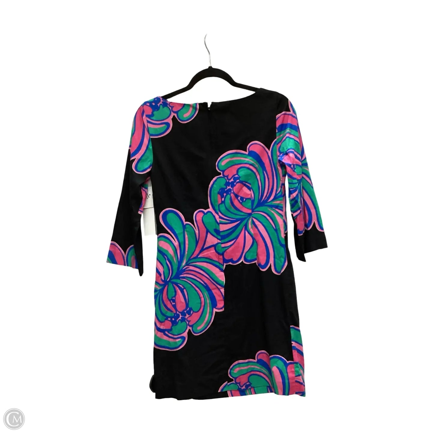 Dress Designer By Lilly Pulitzer In Black & Pink, Size: 4